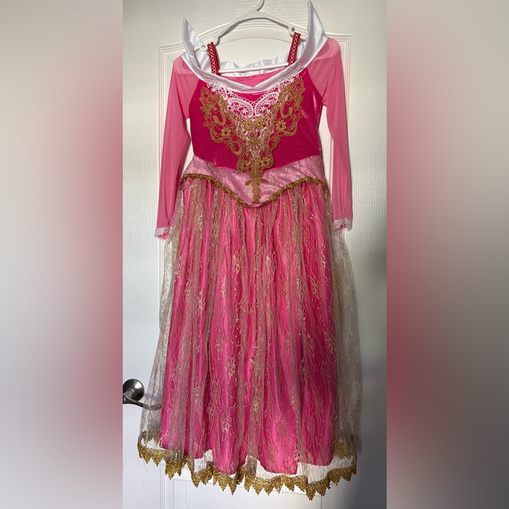 Pink and Gold Princess Costume for Kids